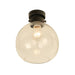 Buy DIY Batten Fix Lights Australia DIYBAT DIY Black Batten Fitting With Clear Wine Shape Glass - DIYBAT01