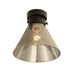 Buy DIY Batten Fix Lights Australia DIYBAT DIY Black Batten Fitting With Smoke Small Cone Shape Glass - DIYBAT07