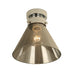 Buy DIY Batten Fix Lights Australia DIYBAT DIY Chrome Batten Fitting With Smoke Small Cone Shape Glass - DIYBAT08