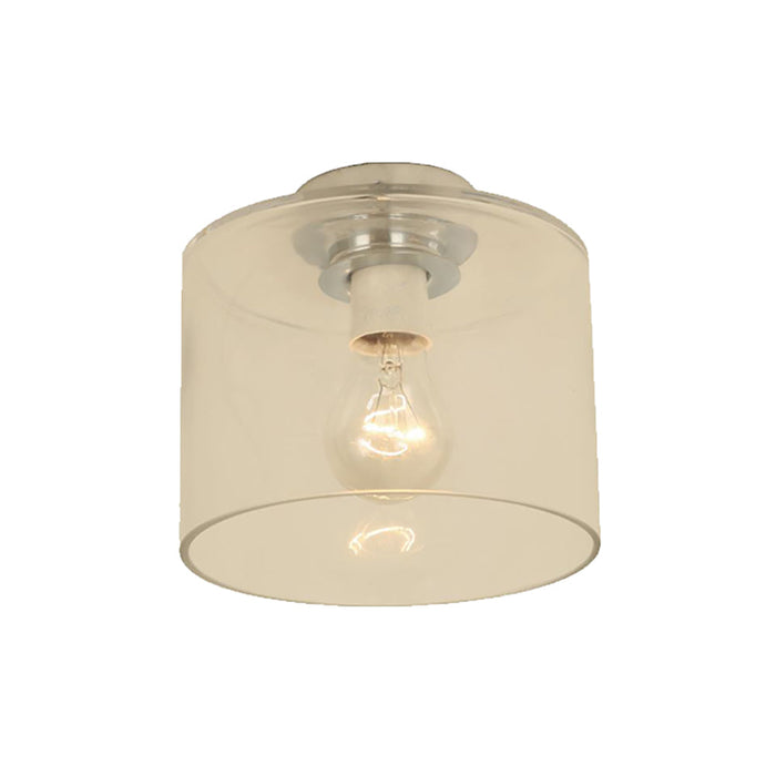 Buy DIY Batten Fix Lights Australia DIYBAT DIY Chrome Batten Fitting With Clear Oblong Shape Glass - DIYBAT18