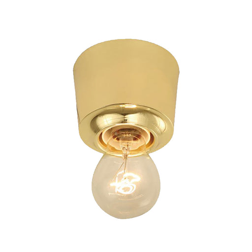 Buy DIY Batten Fix Lights Australia DIYBAT DIY Batten Fix Cover Polished Brass - DIYBATC02