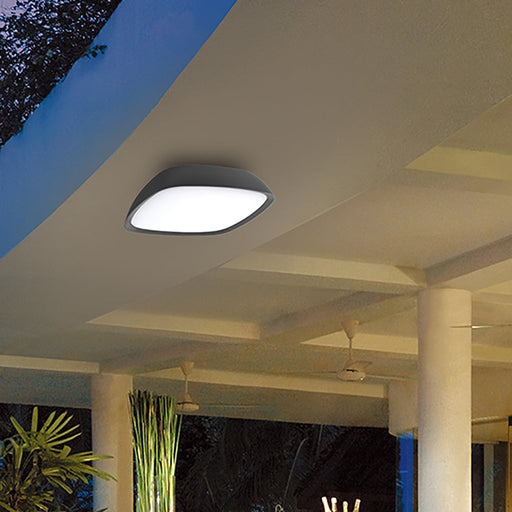 Buy LED Bunker Lights Australia Doccia Exterior LED Wall / Ceiling Light Dark Grey IP65 - DOCCIA1