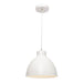 Buy Pendant Lights Australia Dome Pendant Light White Metal - DOME1PWHT