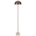 Buy Floor Lamps Australia Domez Floor Lamp Bronze Iron White Terrazzo - DOMEZ FL-WHTRZBZ