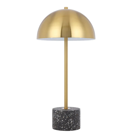 Buy Table Lamps Australia Domez Table Lamp Antique Gold Iron Black Terrazzo - DOMEZ TL-BKTRZAG