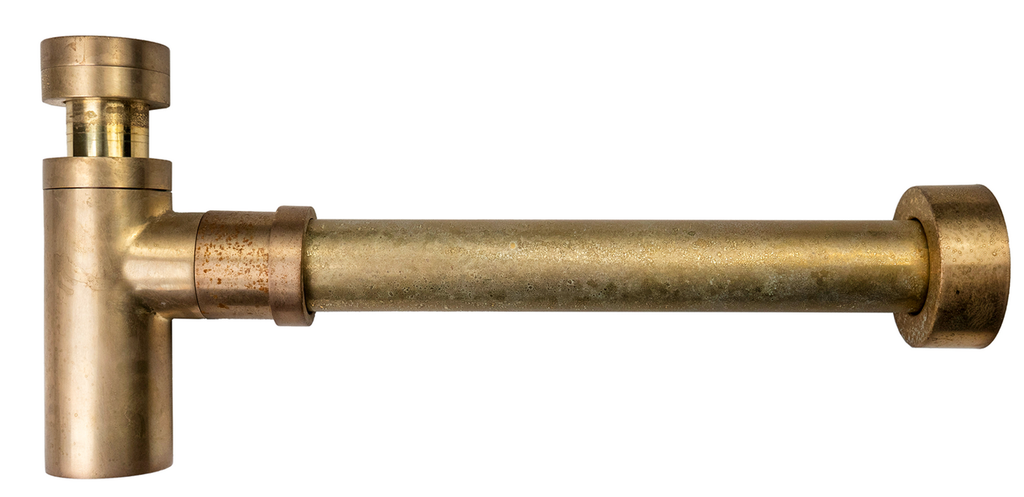 LVB Mica Bottle Trap Living Brass - BT-32-40-LVB