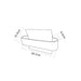 Buy Wall Sconce Australia Dubai LED Interior Wall Light White 6W 3000K - DUBAIG2
