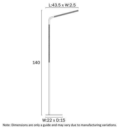 Buy Floor Lamps Australia DUMAS Floor Lamp White 3000K - DUMAS FL-WH