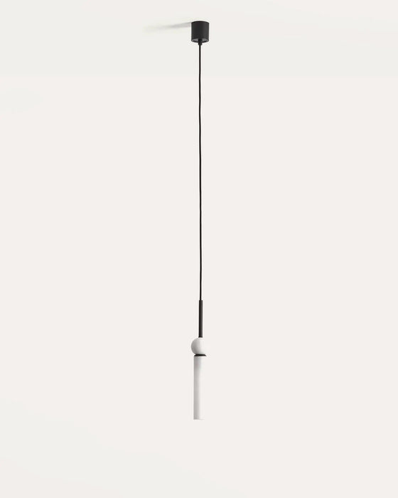 Delie Single Pendant Light 5W 3000k Black & White Marble - ARO.C1224/NEG