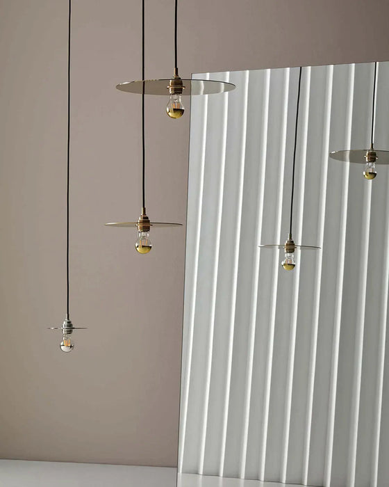 Disc Large Pendant Light Black - ARO.C1038/35/NEG