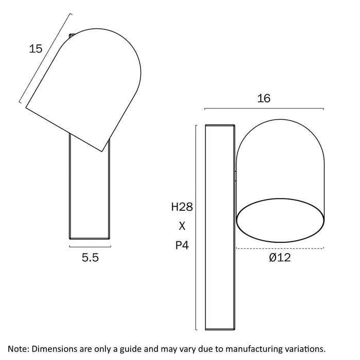 Echo Touch Wall Bracket White - ECHO WB-WH