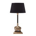 Buy Table Lamps Australia Sabu 1 Light Antique Brass/Black - Brass Elephant Table Lamp Base Only - ELANK29212DKABBLK