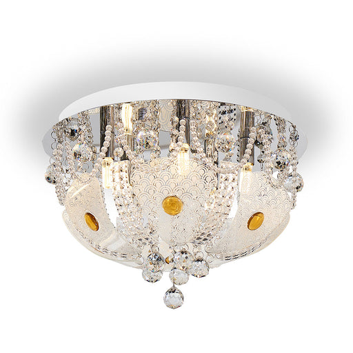 Buy Flush Mount Lights Australia Elanza 5 Light 400mm Flush Mount White - ELANZA CTC40-WH