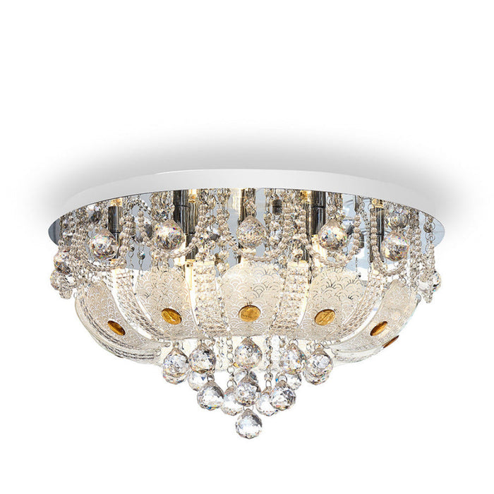 Buy Flush Mount Lights Australia Elanza 10 Light 600mm Flush Mount White - ELANZA CTC60-WH