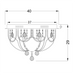 Buy Flush Mount Lights Australia Elanza 5 Light 400mm Flush Mount White - ELANZA CTC40-WH