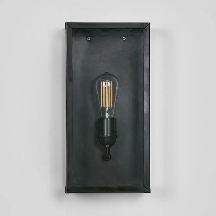 Buy Outdoor Wall Lanterns Australia Goodman Outdoor Lantern Wall Lamp Black - ELPIM51693FLBR