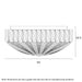 Buy LED Oyster Lights Australia ELSEE LED Oyster Light W500mm Clear 3CCT - ELSEE OY50-CL3C