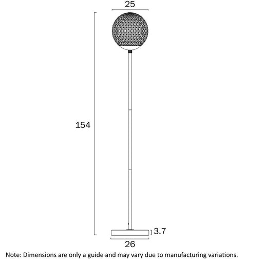 Buy Floor Lamps Australia ELWICK Floor Lamp Black Green - ELWICK FL-GN