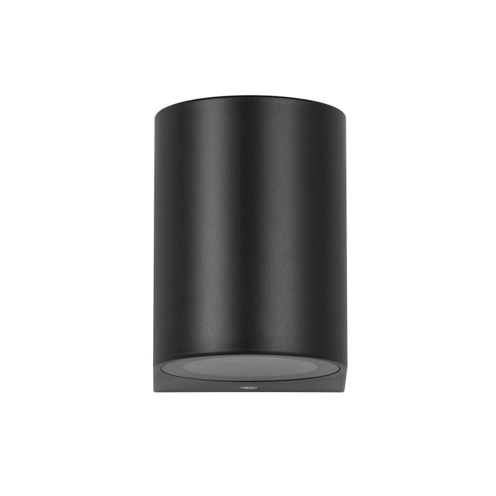 EOS2 Polycarbonate Single Exterior Wall Light Black - EOS2 EX1-BK