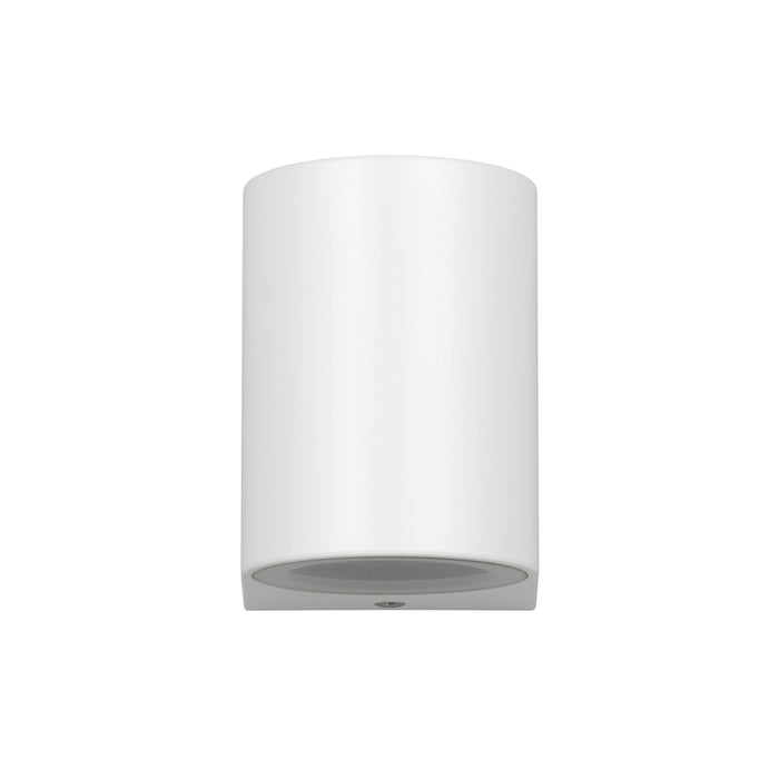 EOS2 Polycarbonate Single Exterior Wall Light White - EOS2 EX1-WH