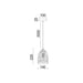 Buy Pendant Lights Australia Interior Iron Cage Ellipse Shape 1 Light Pendant Black - ESCAMA1