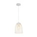 Buy Pendant Lights Australia Interior Iron Cage Ellipse Shape 1 Light Pendant White - ESCAMA2