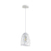 Buy Pendant Lights Australia Interior Iron Cage Ellipse Shape 1 Light Pendant White - ESCAMA2