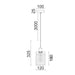 Buy Pendant Lights Australia Interior Iron & Chrome Glass 1 Light Pendant - ESPEJO1