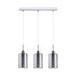 Buy Island Pendant Lights Australia Interior Iron & Chrome Glass 3 Light Island Pendant - ESPEJO1X3S
