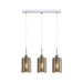 Buy Island Pendant Lights Australia Interior Iron & Chrome Glass 3 Light Island Pendant - ESPEJO1X3S
