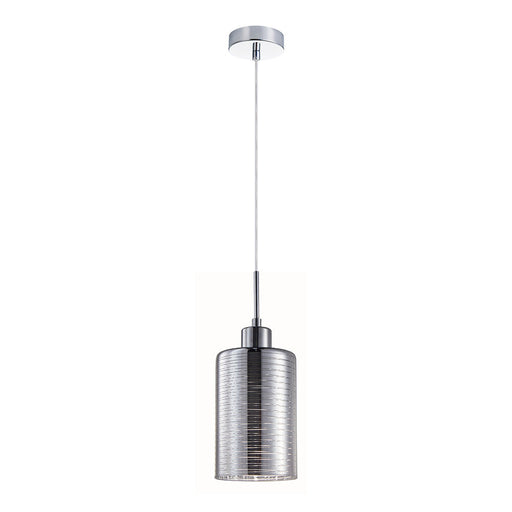 Buy Pendant Lights Australia Interior Iron & Chrome Glass 1 Light Pendant - ESPEJO1