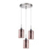 Buy Cluster Pendants Australia Interior Iron & Rose Gold Glass 3 Light Cluster Pendant - ESPEJO2X3R