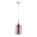 Buy Pendant Lights Australia Interior Iron & Rose Gold Glass 1 Light Pendant - ESPEJO2