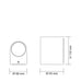 Buy Exterior Wall Lights Australia ETON Exterior Wall Light 4W Black Aluminium 3CCT - SE7133TC/BK