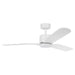 Buy DC Ceiling Fans With Light Australia ILUKA DC Ceiling Fan 60" Matt White With LED - 20538101