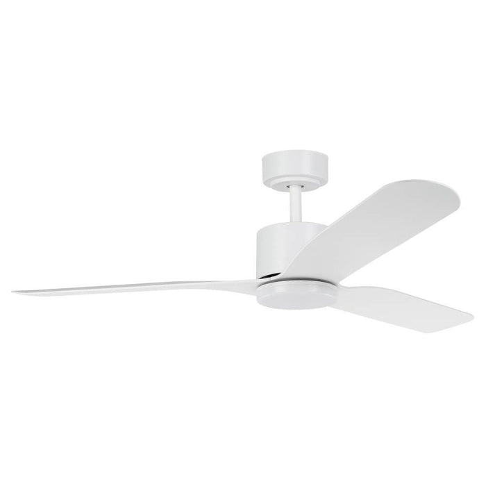 Buy DC Ceiling Fans With Light Australia ILUKA DC Ceiling Fan 52" Matt White With LED - 20537801