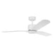 Buy DC Ceiling Fans With Light Australia ILUKA DC Ceiling Fan 52" Matt White With LED - 20537801