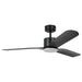 Buy DC Ceiling Fans With Light Australia ILUKA DC Ceiling Fan 52" Matt Black With LED - 20537802