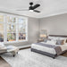 Buy DC Ceiling Fans With Light Australia ILUKA DC Ceiling Fan 60" Matt Black With LED - 20538102