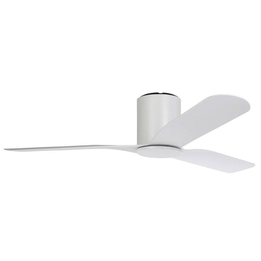 Buy DC Ceiling Fans Australia ILUKA Hugger DC Ceiling Fan 52" Matt White - 20538201