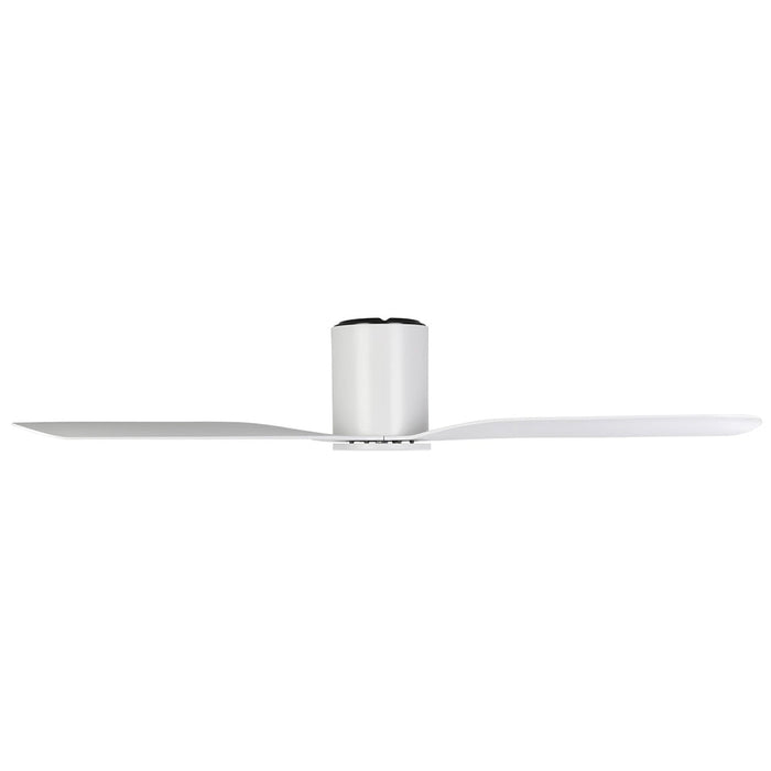 Buy DC Ceiling Fans Australia ILUKA Hugger DC Ceiling Fan 52" Matt White - 20538201