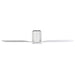 Buy DC Ceiling Fans With Light Australia ILUKA Hugger DC Ceiling Fan 52" Matt White With LED - 20538301