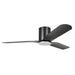 Buy DC Ceiling Fans With Light Australia ILUKA Hugger DC Ceiling Fan 60" Matt Black With LED - 20538502