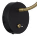 Buy Bedside Reading Lights Australia Farbon Wall Light Black Metal Brass Matt Rocket Switch - FARBON WBS-BK
