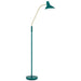Buy Floor Lamps Australia Farbon 1 Light Floor Lamp Green/ Brass Matt Metal - FARBON FL-GN