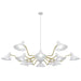 Buy Pendant Lights Australia Farbon 12 Lights Pendant White/ Brass Matt Metal - FARBON PE12-WH