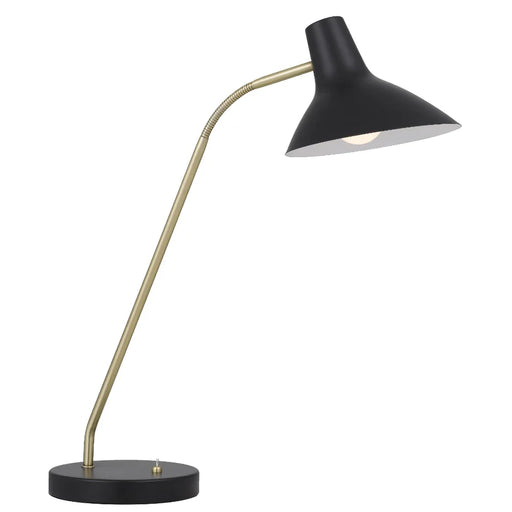 Buy Desk Lamps Australia Farbon 1 Table Lamp Black Metal - FARBON TL-BK