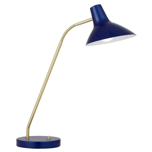 Buy Desk Lamps Australia Farbon 1 Table Lamp Blue Metal - FARBON TL-BL