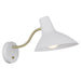 Buy Bedside Reading Lights Australia Farbon Wall Light White Metal Brass Matt Rocket Switch - FARBON WBS-WH