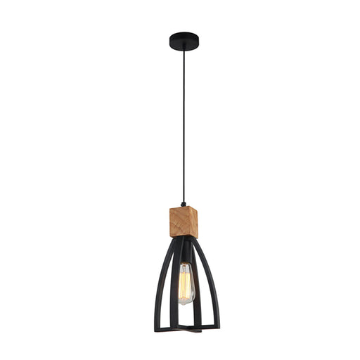 Buy Pendant Lights Australia Faro 1 Light Pendant Black - FARO1